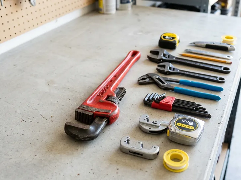 Professional plumbers in Vaughnsville, OH equipped with top-tier tools for residential and commercial plumbing services.